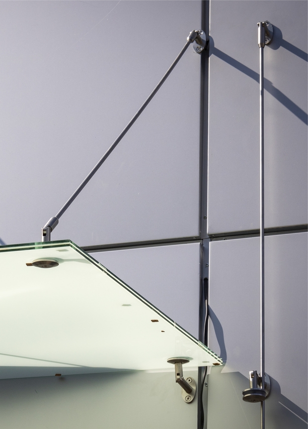 кріплення скляний навіс-дашок